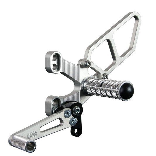 WOODCRAFT DUCATI 748/916/996/998 COMPLETE REARSET WITH FOLDING TOE PIECES. SKU: 05-0610BX