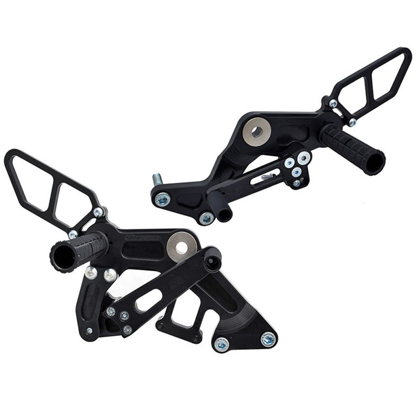 WOODCRAFT DUCATI MONSTER 696/796/1100 COMPLETE REARSET NO FOLDING TOE PIECES. SKU: 05-0660B