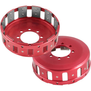 BARNETT CLUTCH BASKET “RED” FOR ALL DUCATI SIX SPEED DRY CLUTCH MODELS - SKU: 1132-0258