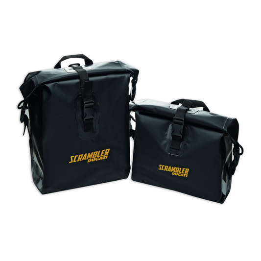 BLACK SOFT SIDE BAG PAIR – FOR SCRAMBLER - SKU: 96781381A