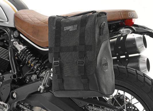 SCRAMBLER SIDE PANNIER – CANVAS FOR DUCATI SCRAMBLER - SKU: 96781491AA