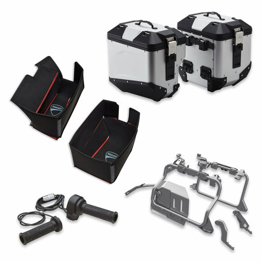 ALUMINUM TOURING PACK FOR MULTISTRADA V4 - SKU: 97981361AA