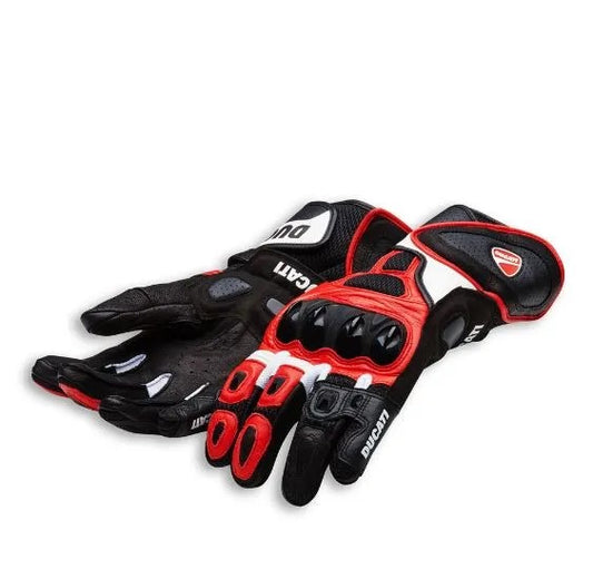 DUCATI SPEED AIR C1 GLOVES. BLACK / RED / WHITE. SKU: 9810420