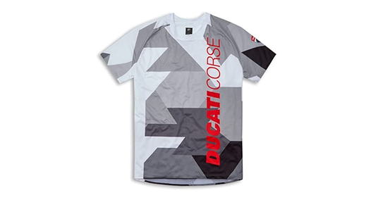 DUCATI MTB CYCLING JERSEY SHORT SLEEVE. GRAY – SKU 9810724