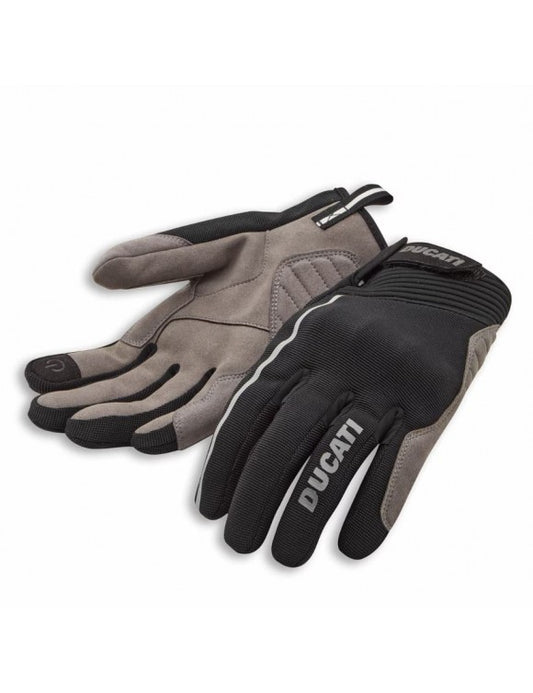 DUCATI OVERLAND C4 GLOVES. BLACK / GREY SKU: 98107706