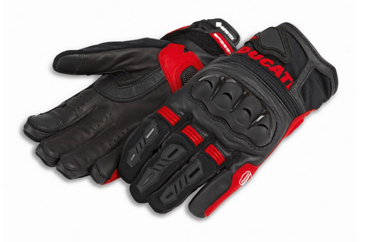 DUCATI  TOUR C5 2IN1 GTX GLOVES. BLACK / RED SKU: 981088048