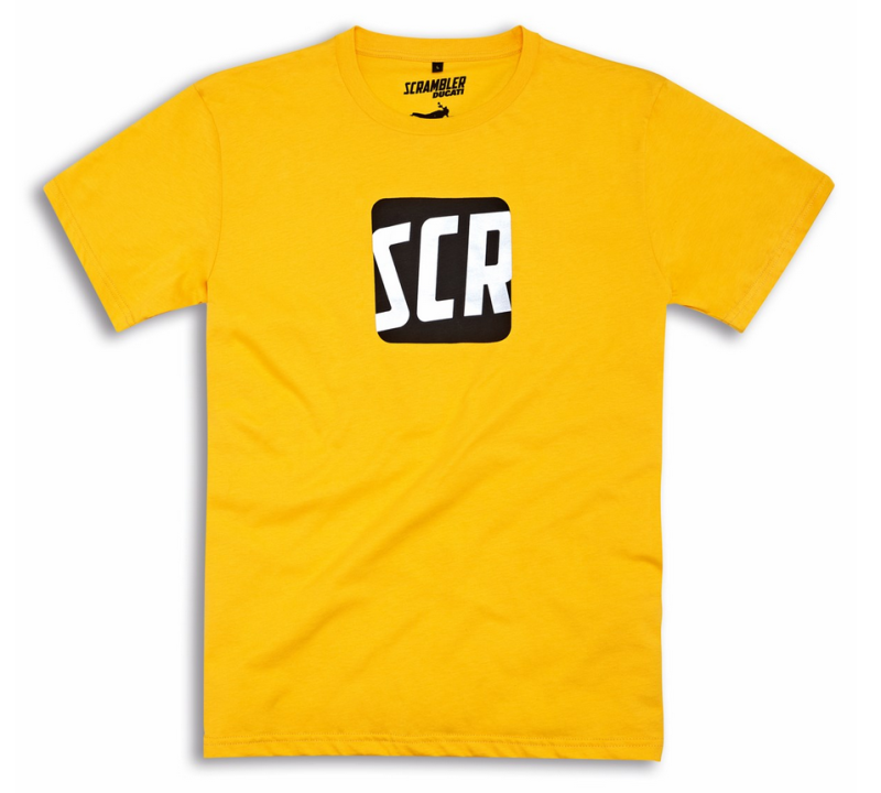 SCRAMBLER T SHIRT ICON YELLOW – SKU 9877045