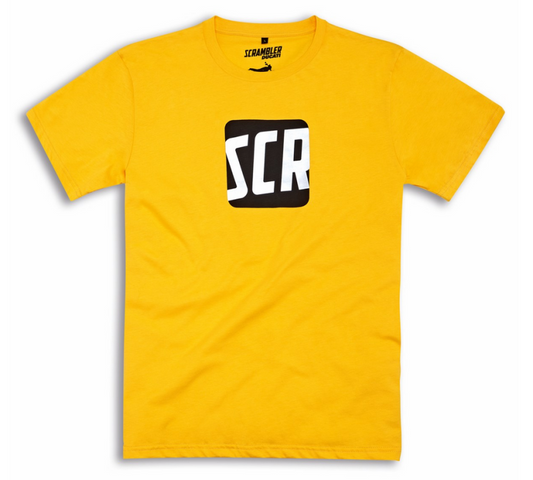 SCRAMBLER T SHIRT ICON YELLOW – SKU 9877045