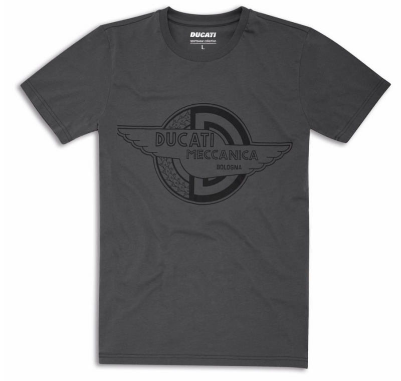 MECCANICA LOGO T SHIRT. GRAY – SKU 9877059