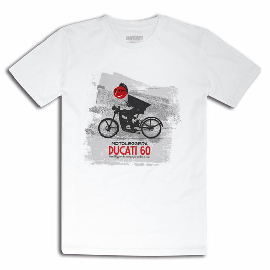 DUCATI T SHIRT MUSEO MENAS- WHITE - SKU 9877060